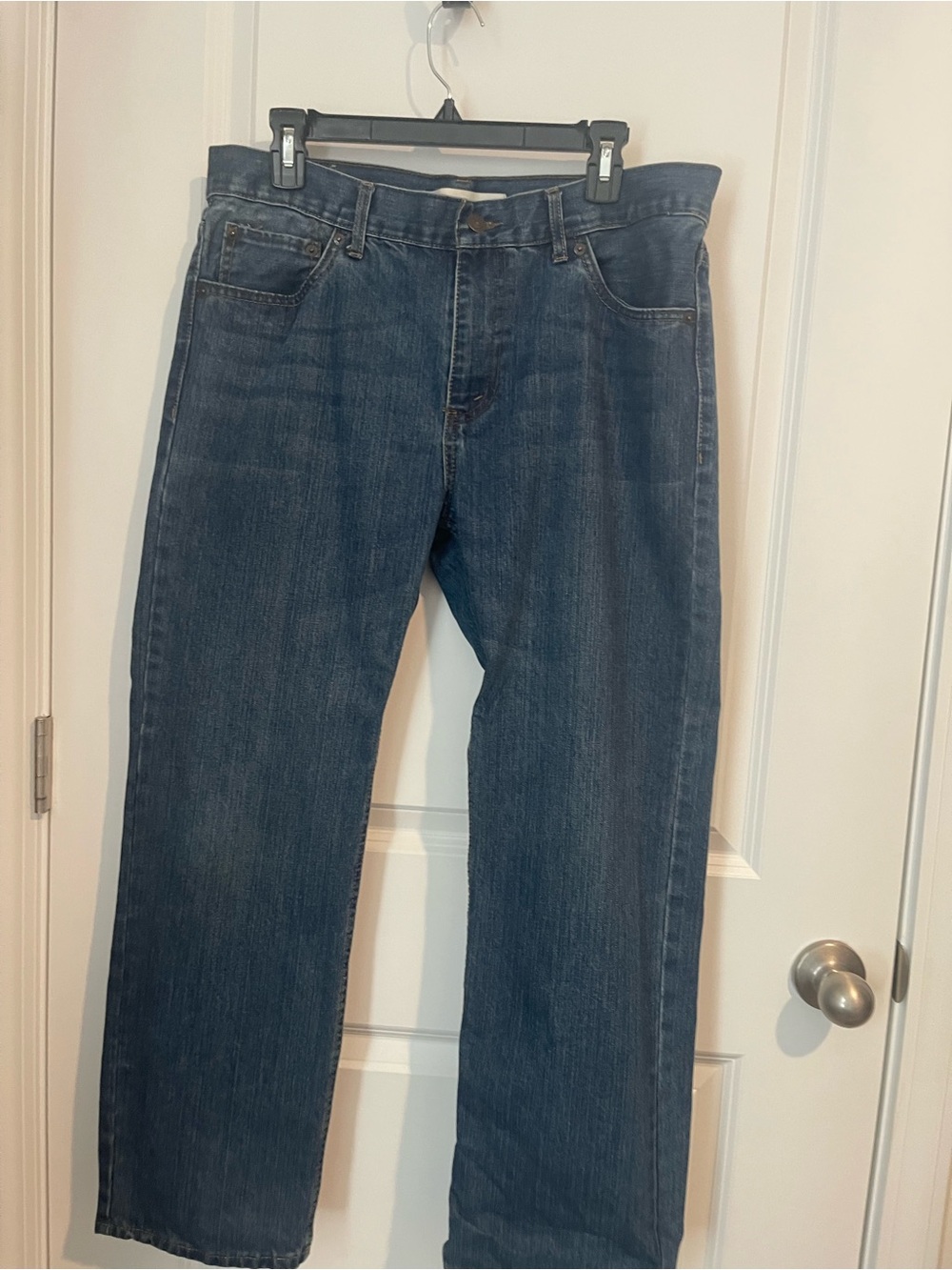 Classic Men's Blue Straight-Leg Jeans Levi’s 505 Regular 18H 36x29